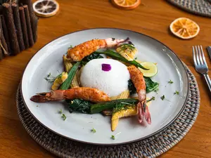 Saffron thai dish Veya Phuket